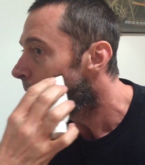 Hugh Jackman shaved off Wolverine's sideburns for the last time in his life - the actor will no longer play Logan. - Hugh Jackman, Actors and actresses, Celebrities, Movies, Wolverine X-Men, Wolverine (X-Men)