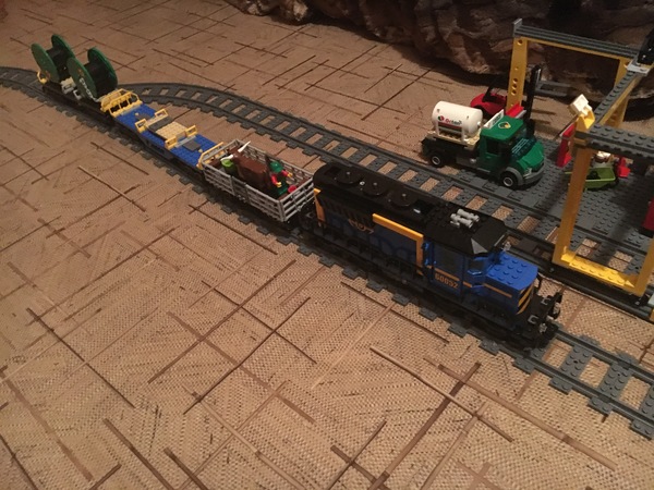 LEGO Freight Train - My, Lego, Lego city, A train, Railway, Longpost