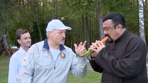 Why not potatoes? - Alexander Lukashenko, Steven Seagal, Republic of Belarus, Carrot