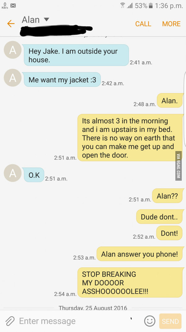 My fucked up friend - Translation, 9GAG, Correspondence