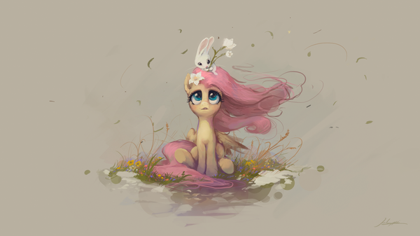 Spring Breeze My Little Pony, Fluttershy, Angel Bunny, DeviantArt, , Huussii