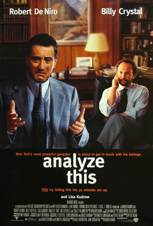 I advise you to watch the film ANALYZE IT (1999) - I advise you to look, USA, Comedy, Crime, Robert DeNiro, Crystals, Video