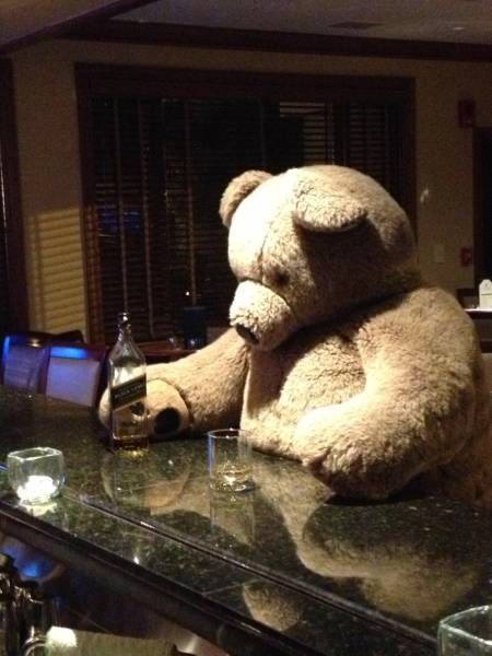 When your mistress grew up... - Teddy bear, , Sadness, Sadness, Alcohol