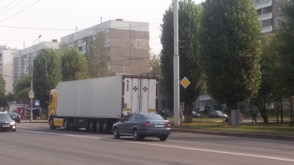 Suspicious truck - My, Wagon, Umbrella Corporation, Photo