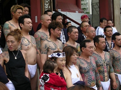 Yakuza in kimono - NSFW, Longpost, Yakuza, Tattoo, Criminals, Gangsters, Japan