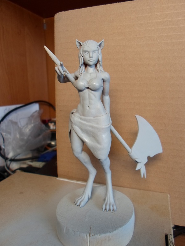 Figurine of Targarka - My, Polymer clay, Лепка, Characters (edit), Figurine, Creation, Hobby, Handmade, , Longpost, Figurines