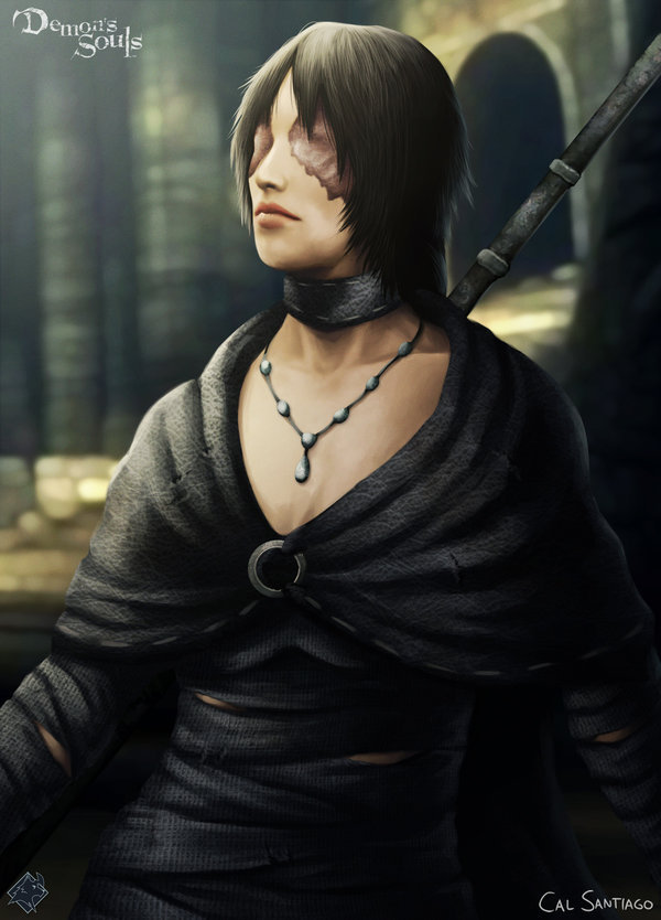 Demon's Souls Portraits - Demons souls, Maiden in Black, , , Longpost