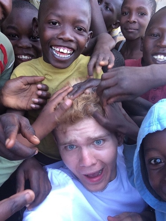 Blond hair is rare in Kenya... they thought it was fake. - Hair, Kenya, Black people