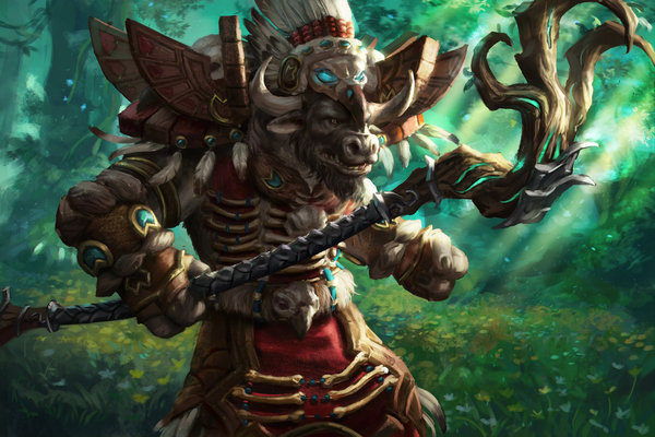 Tauren Druid - Art, Games, Wow, Tauren, Druid, 