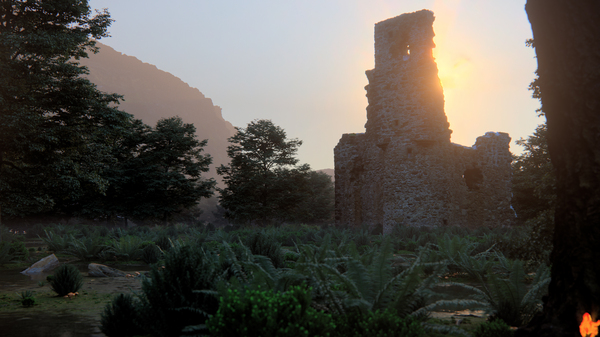 abandoned castle - My, 3DS max, Coronarender, 3D, Nature, Cgimedia, Corona render