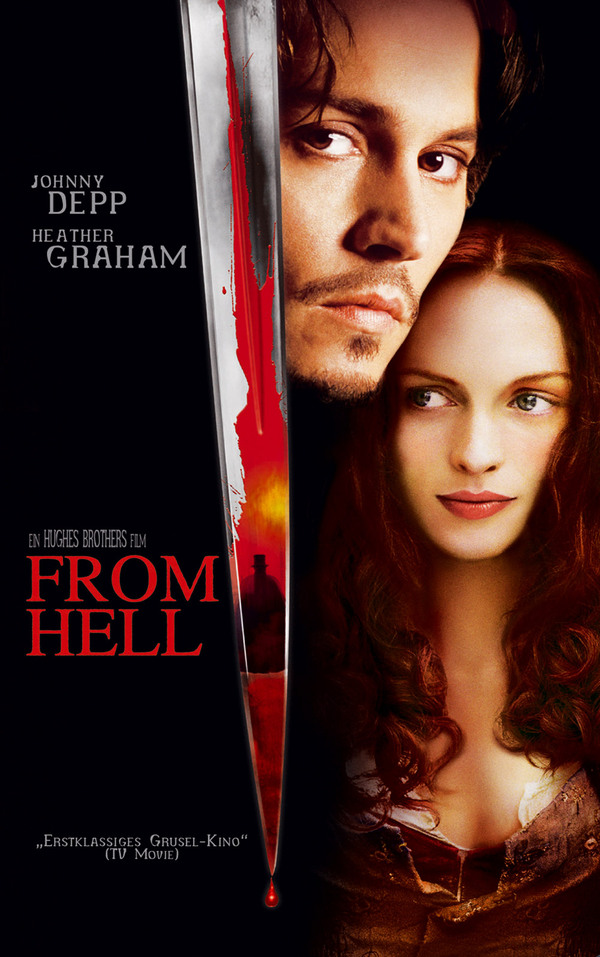 I advise you to watch the movie FROM HELL (2001) - I advise you to look, USA, Thriller, Detective, Mystic, Johnny Depp, Video, Longpost