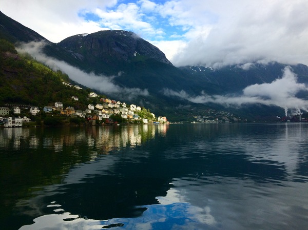 Where we are not - Clouds, Travels, The photo, Lake, The mountains, Norway, My