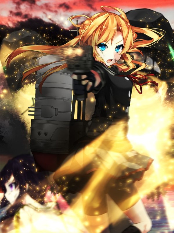 Abukuma - Аниме, Kantai Collection, Abukuma, Anime Art