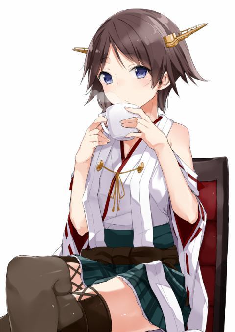 Kongou sisters - Kantai collection, Anime art, Kongou Sisters, Kongou, Hiei, Haruna, Kirishima, Longpost