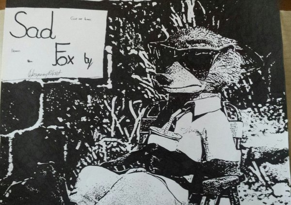 Грустный лис