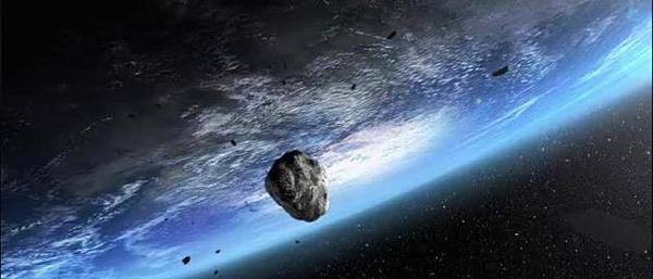 On Monday night, the Earth avoided a collision with an asteroid - Asteroid, Space, Text