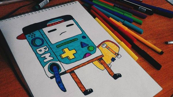 B M O  art Bmo, Adventure Time, , 