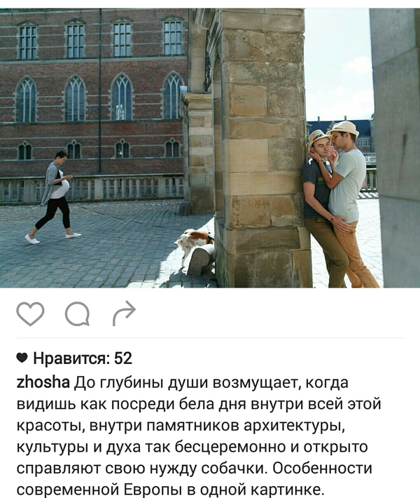 burning - Lady with a dog, Europe, Gays