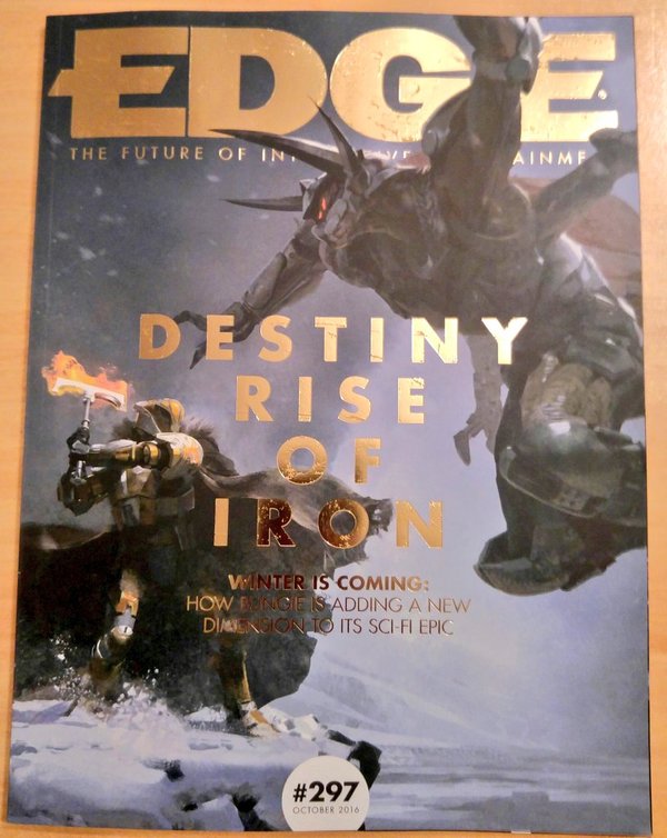 Gorgeous cover of the new issue of EDGE magazine. - Longpost, Edge, , Destiny, Cover, Magazine, 