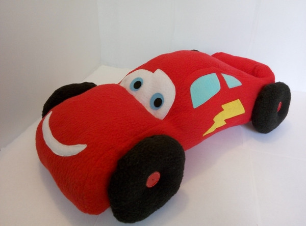 Soft toys-pillows. - My, Hobby, Soft toy, Needlework, With your own hands, Fleece, Lightning McQueen, Nichosi, Penguins