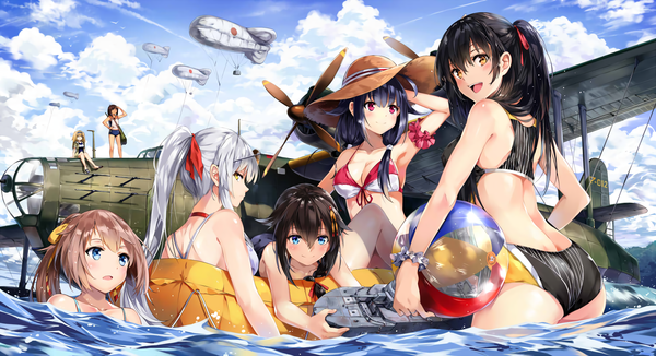 At the end of the summer Anime Art, , , Kantai Collection, 