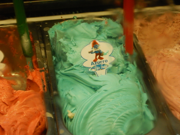 blue - Ice cream, , Oddities, Secret