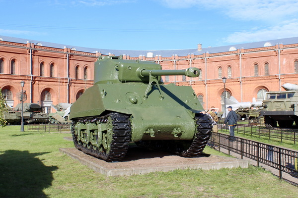 New exhibit in the museum. - My, Sherman, Lend-Lease, Tanks, Video, Artillery Museum