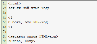 HTML  PHP