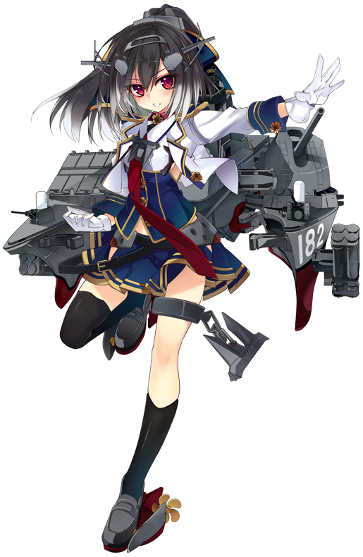 Kantai Collection Alternative: JDS Mirai DDH-182 (Kantai Collection x Zipang crossover) - Kantai collection, Anime art, Mirai, , Crossover, Kanmusu, Longpost