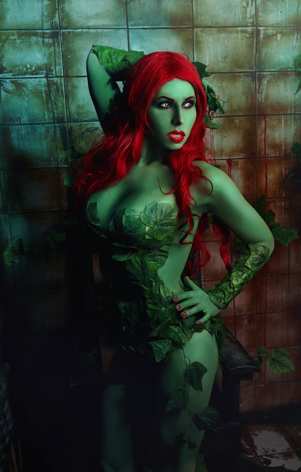 Ядовитый Плющ (DC Comics) - NSFW, Косплей, Русский косплей, DC, DC Comics, Poison Ivy, Ядовитый плющ, Елена Самко, Длиннопост