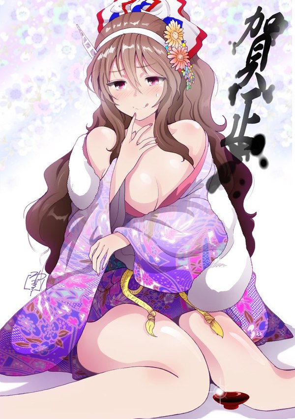 Ashigara - Anime, Kantai collection, Ashigara, Anime art