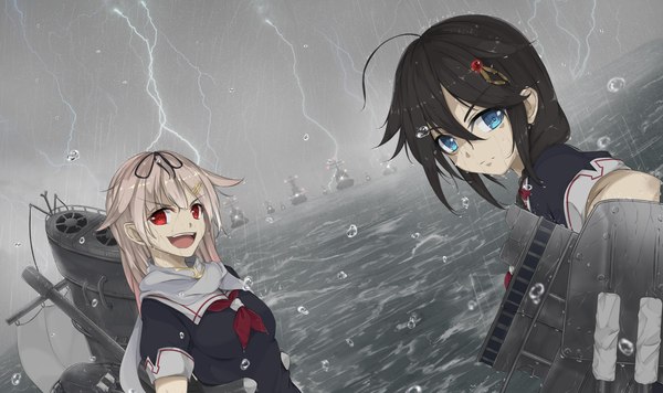 Shigure & Yuudachi - Kantai Collection, Anime Art, Shigure, Yuudachi, Kanmusu