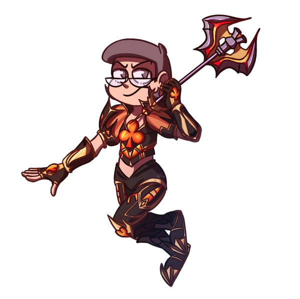 LineAgeII гнома Куромаку в Nightmare Heavy Set c Vesper Avenger. АП