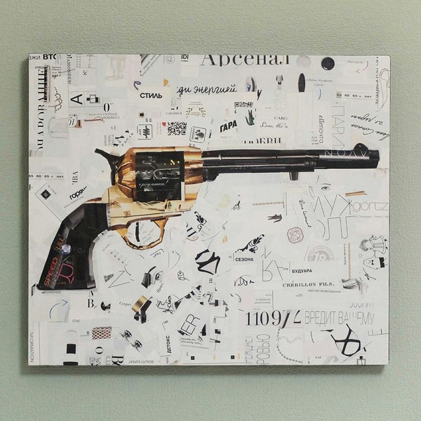 Colt 1109/L - My, Pistols, Revolver, Colt, Art, Painting, Weapon, Drawing