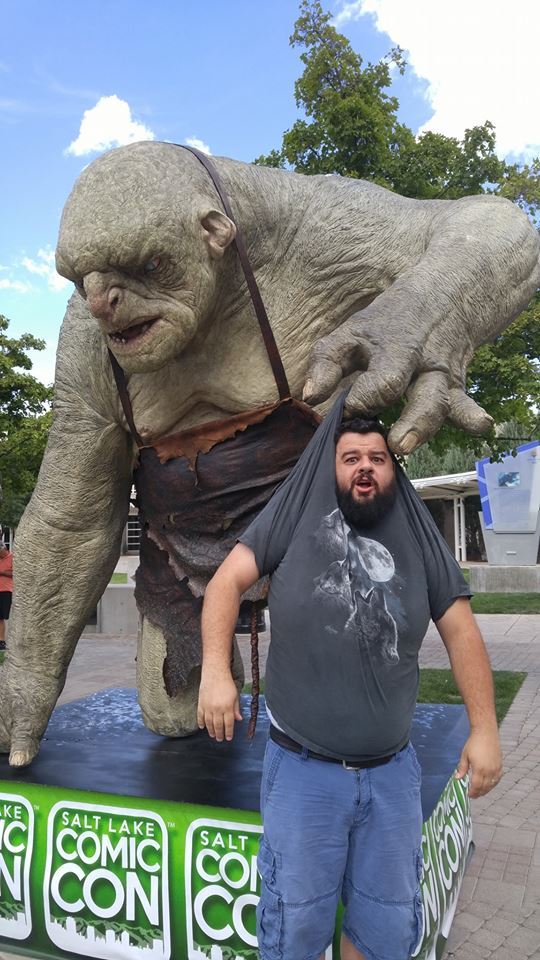 He wanted to take my T-shirt - The hobbit, Troll, T-shirt