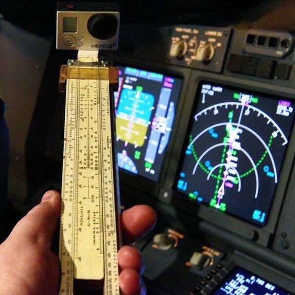 When it can't be otherwise - Selfie stick, Cockpit, Ruler