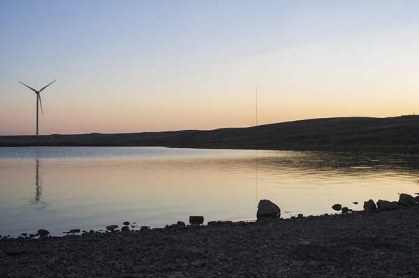 Tashlyar (Crimea) - My, Crimea, , Fishing, Wind generator, Lake, Longpost