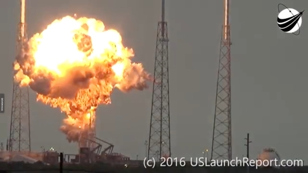 Guessing about the causes and consequences of the Falcon 9 accident on the first of September - Cosmonautics, Falcon 9, Spacex, Video, GIF, Longpost, Habr