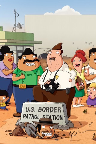 Bordertown, недооценённый мультсериал - Мультфильмы, Юмор, Черный юмор, Америка, Мексика, Пограничники