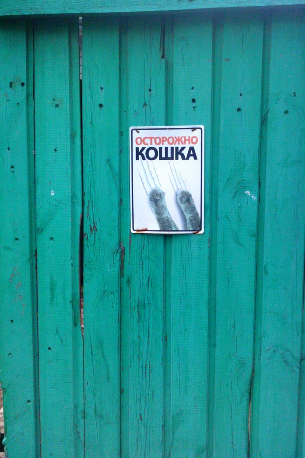 Берегись, человек.