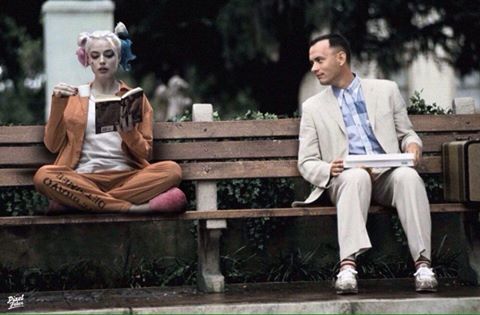 Good morning! - , Forrest Gump, Hello, Harley quinn, Suicide Squad