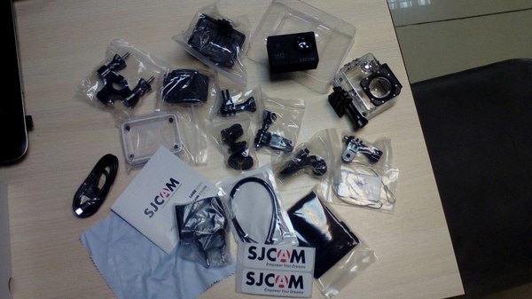 Complete set of the Chinese action camera. - My, Camera, Sj4000, Action camera
