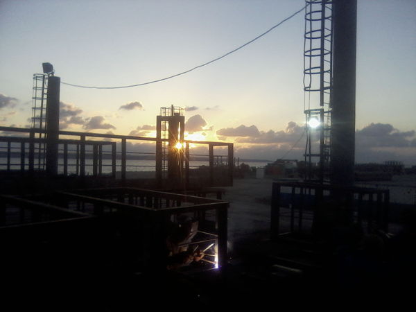 Photo from my workplace - My, Workplace, Work, Kerch, Bridge, Crimea, Welder