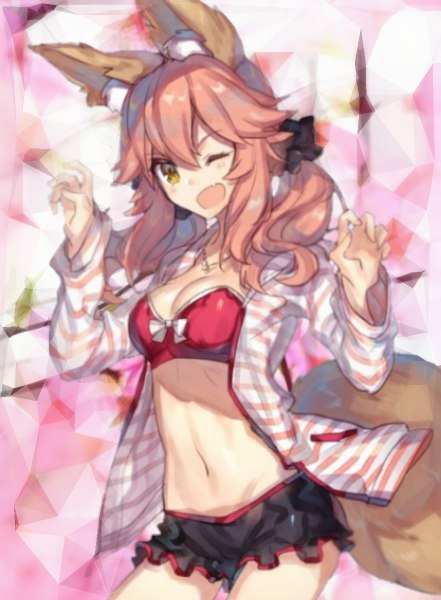 Tamamo no mae post =) - NSFW, Anime, Anime art, Fate grand order, Tamamo no mae, Longpost