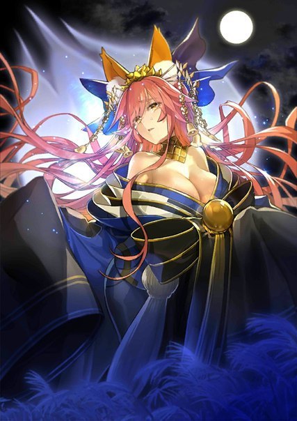 Tamamo no mae пост =) - NSFW, Аниме, Anime Art, Fate Grand Order, Tamamo no Mae, Длиннопост