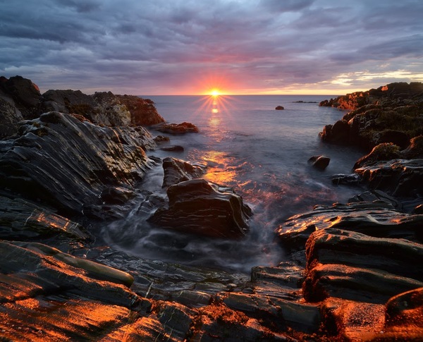 Dawn at the end of the earth - The photo, dawn, Coast, Landscape
