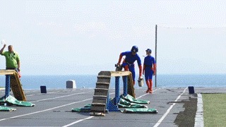 Строгий судья Пожарно прикладной спорт, Судья, Fail, Выстрел, Падение, Гифка