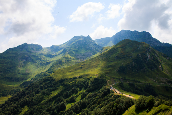 Alpine meadows, Abkhazia - My, Abkhazia, The mountains, Photo, Travels