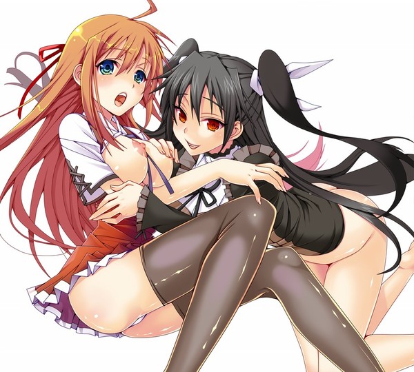 Anime Art - NSFW, Anime art, Anime, , Konoe Subaru, , Boobs, Yuri