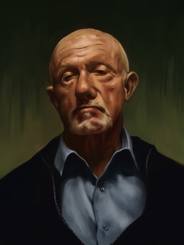 Mike Ehrmantraut - Breaking Bad, Bettercallsoul, Mike Ehrmantraut, Drawing, Art